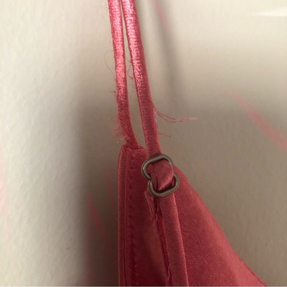 GUC Mistress Rocks Pink Satin Maxi with High Slit Size XS - Picture 9 of 10